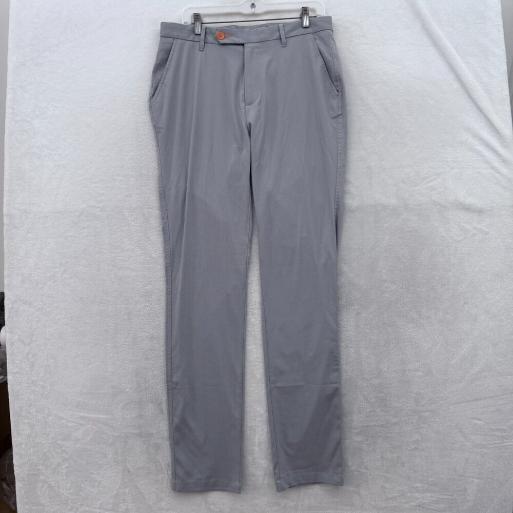 Stitch Pants Mens 32x34 Gray Chino Golf Performance Athletic Stretch
